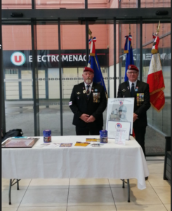 Quête annuelle du Souvenir Français, organisée pour la sauvegarde, l'entretien, le fleurissement des tombes des Morts pour la France. Plusieurs membres bénévoles mandatés pour l'Amicale se sont rendus prés des cimetières et à la sortie des commerces pour quêter sur le secteur de Drémil Lafage et Flourens. Merci à Hervé, Michel, Bernard et Didier pour leur disponibilité et dévouement.